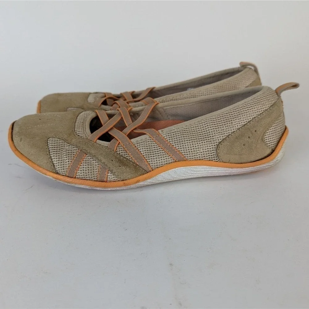 Dr. Scholl's Elsie Tan/Orange Slip Ons- 9
